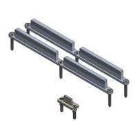 Griffwerk Zubehör-Set 120 - Holztür 2 H-Adapter + Schrauben, Bodenführung Typ H