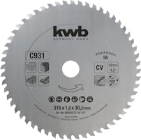 kwb Bk-Sägebl. CV Ø 315 x 30  Z56 593122