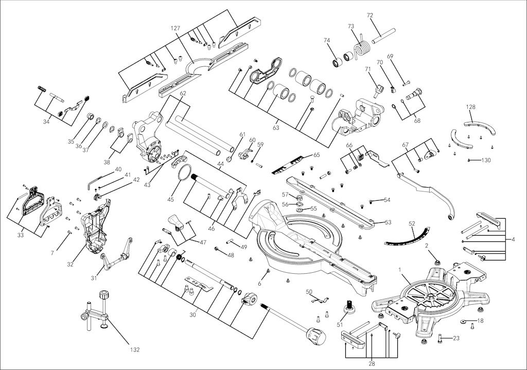 Explosionszeichnung Ersatzteile