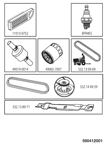Husqvarna Gartentraktoren 960410370 TS 242