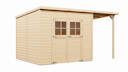 Vorschaubild Bertilo Gartenhaus Alster 4 Plus XL natural - 19 mm