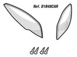 SHAD REFLECTOR SH48 WHITE [D1B48CAR]