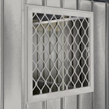 Globel Seitenfenster 62x62 cm, silber metallic, für Skillion, Lean To, DreamZubehörbild