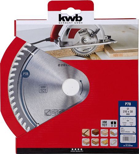 kwb Sägebl HM Fein 210x30 Z64 587868