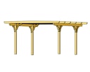 Vorschaubild Skan Holz Odenwald - Design Einzel Carport aus Leimholz Breite 428 cm