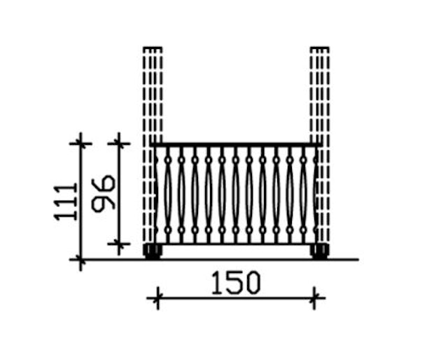 Skan Holz Brüstung Balkonschalung zu Pavillon Nice