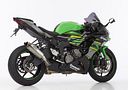 Vorschaubild Shark Performance SLIP-ON Titan silber SRC 4 für KAWASAKI ZX-6R EURO4  