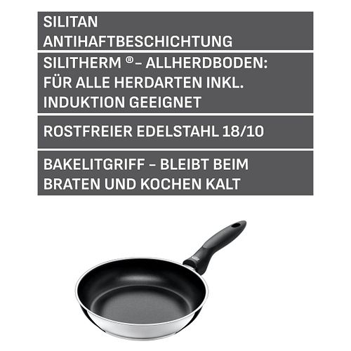Silit Stielpfanne hoch 24 cm Domus