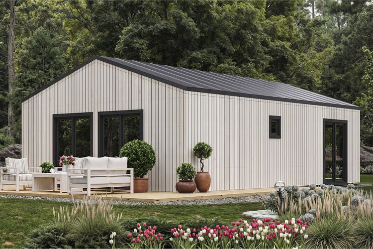 Wolff Finnhaus Ferienhaus Kunlun 57 - 68 mm