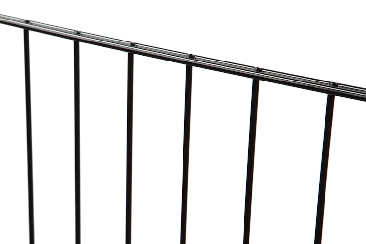 dz Zaunset BLACKY 5/4/5 Pfosten BL mit Edelstahlplättchen