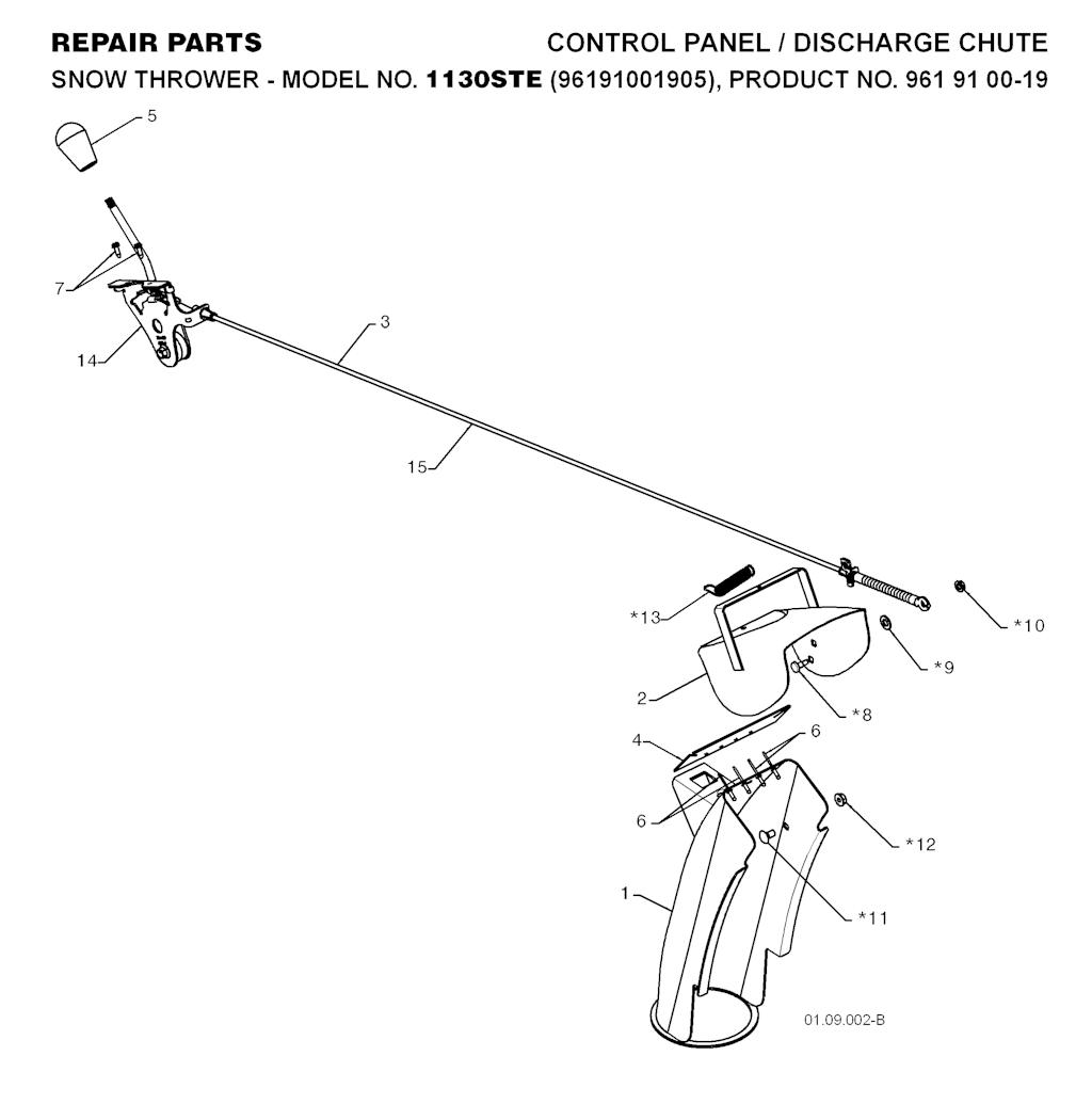 Explosionszeichnung Ersatzteile