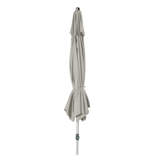 doppler Mittelmastschirm EXPERT 320 Auto-Tilt, Aluminium Silber / 100 % Polyester 180 g/m²