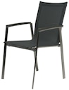 Vorschaubild STERN Stapelsessel NEW TOP, Edelstahl / Textilen Karbon / Alu-Armlehnen Anthrazit