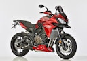 Vorschaubild BODYSTYLE Sportsline Bugspoiler ABS Kunststoff rot für YAMAHA Tracer 700 