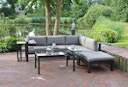 Vorschaubild Garden Pleasure Lounge-Eckgruppe MIRANDA, Aluminium Anthrazit / Kissen Olefin (100 % Polypropylen) Grau