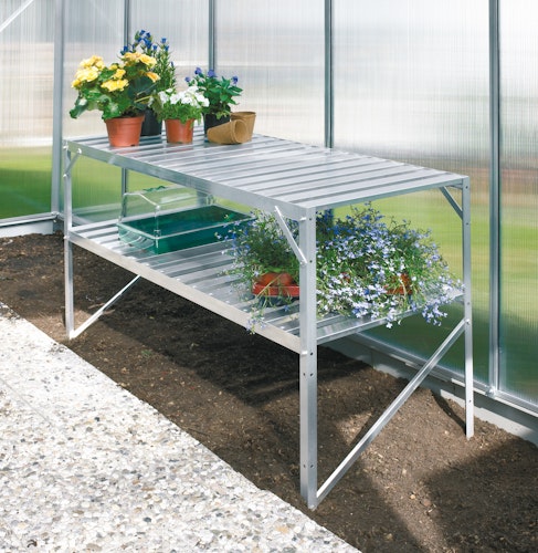 Vitavia Aluminium-Tisch mit 1 oder 2 Ebenen