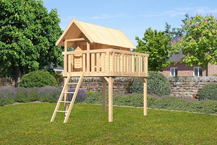 Akubi Stelzenhaus Fidel mit Satteldach