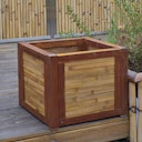 Vorschaubild BambusBASIS Hochbeet mit Kokosfrostschutzmatte - Profile Corten