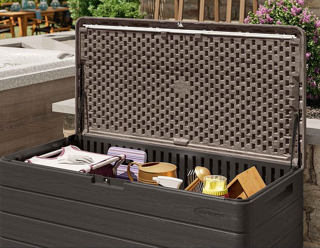 Suncast Kunststoff-Gartenbox 644 L