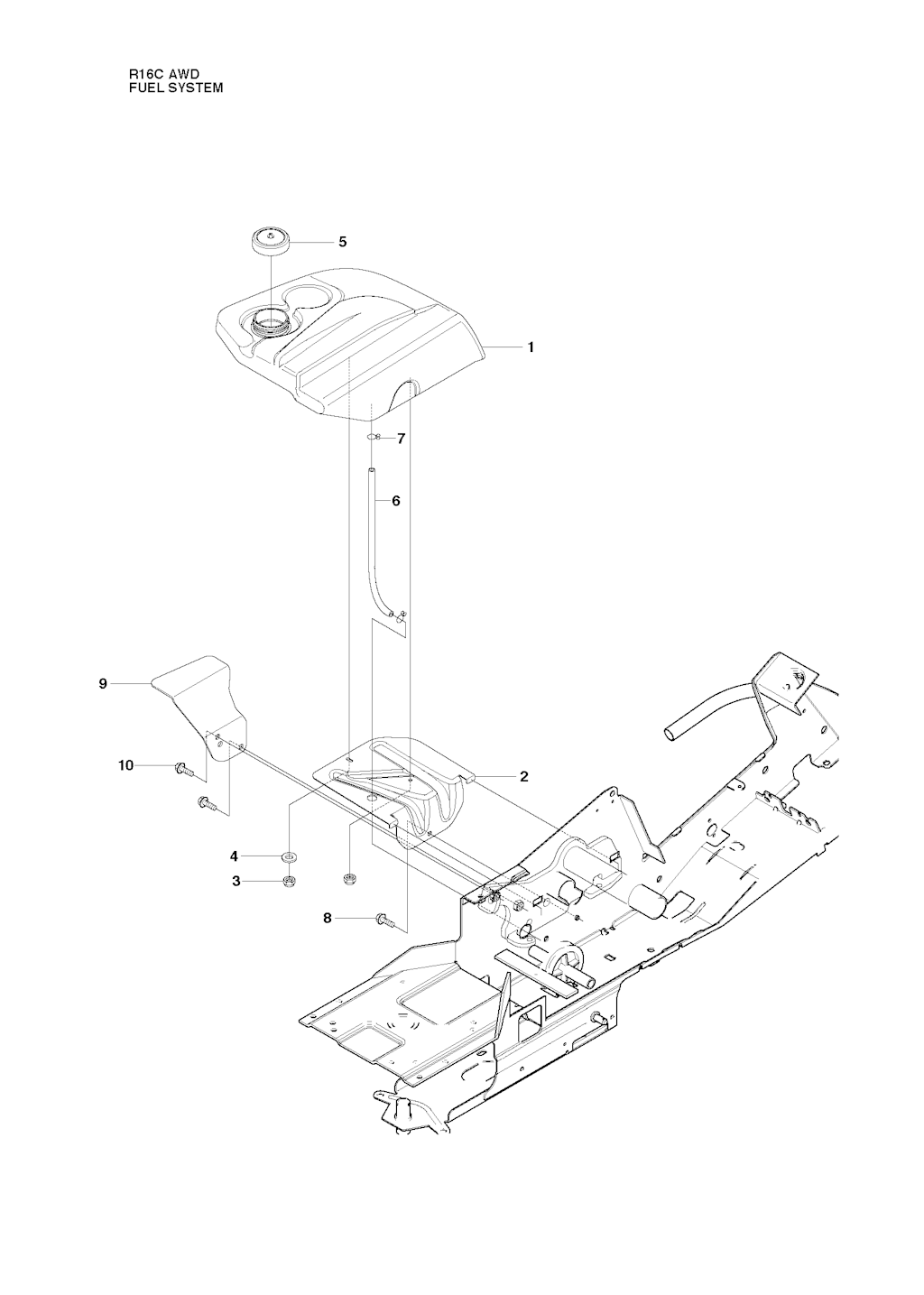Explosionszeichnung Ersatzteile