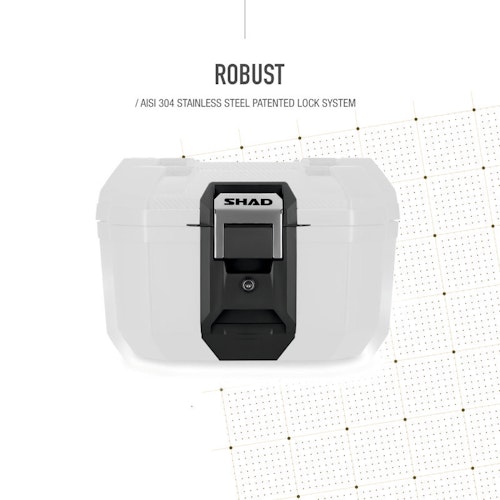 SHAD TOP CASE TERRA 41 FULL BLACK [D0TR41100]
