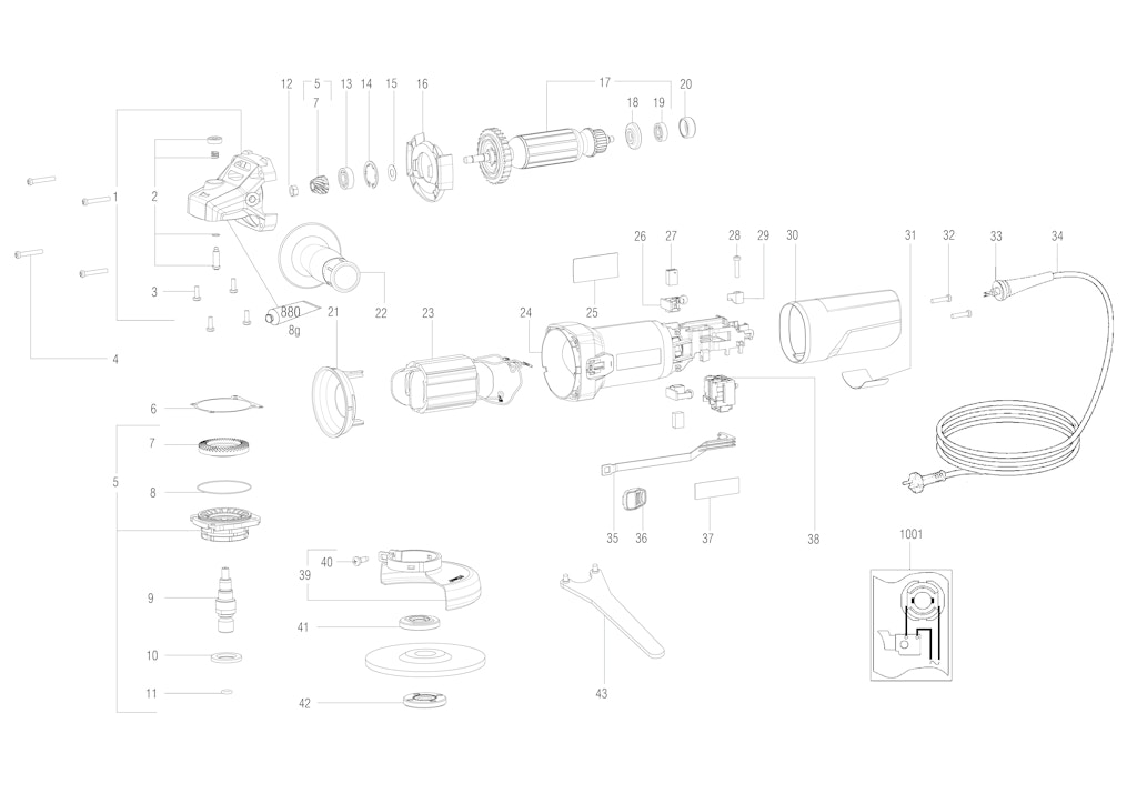 Explosionszeichnung Ersatzteile