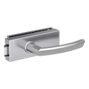 Vorschaubild Griffwerk Jette PURISTO S -Edelstahl matt Ganzglastürbeschlagset -3-teiliger Bandsatz -mit Griff JETTE CRYSTAL -EM -UV