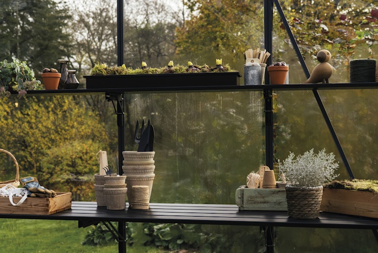 Halls klappbares Lamellenregal - verschiedene Sektionen