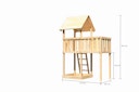 Vorschaubild Akubi Kinderspielturm Lotti inkl. Anbauplattform