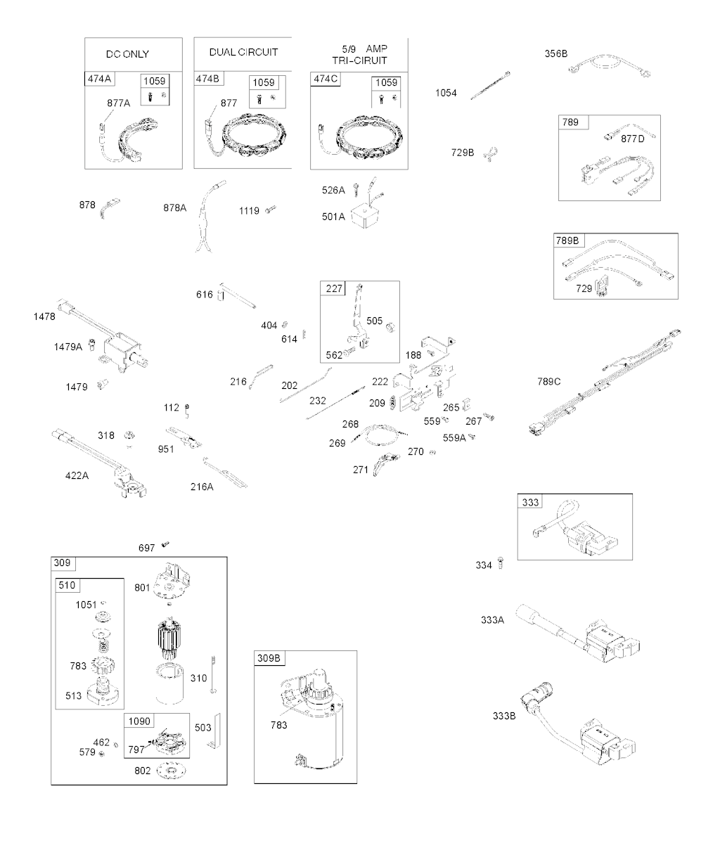 Explosionszeichnung Ersatzteile