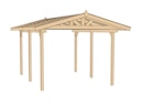 Vorschaubild Weka Satteldachcarport 611 (Holzcarport)
