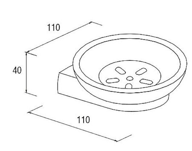 Bravat Seifenablage Metasoft, chrom
