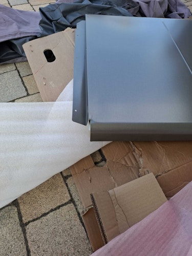 B-Ware Biohort HighBoard-160 x 70 x 118 cm (Größe 160)-quarzgrau-metallic