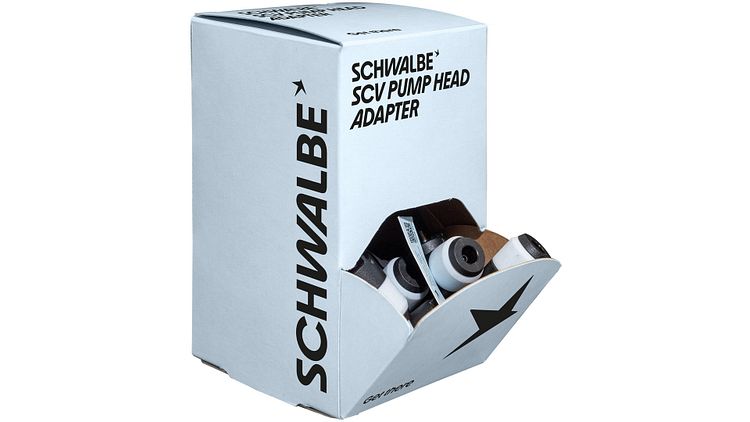 Schwalbe Clik Valve Pumpenkopfadapter blau