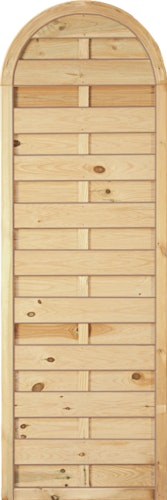 T&J MAXI BOGEN Lamellenzaun 60 x 180/150 cm