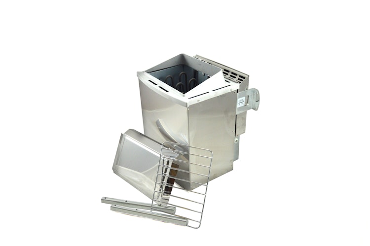 Karibu 9 kW Bio-Kombiofen Saunaofen anthrazit für externe Steuerung