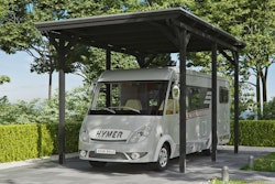 Skan Holz Emsland - Flachdach Caravan-Carport aus Leimholz Breite 402 cm