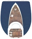 Vorschaubild Duroplast HG WC-Sitz YACHTING