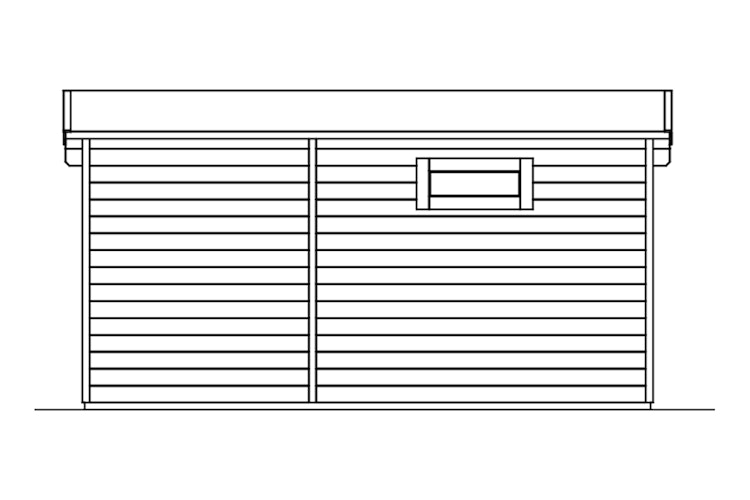 Skan Holz Gartenhaus Flex - 28 mm
