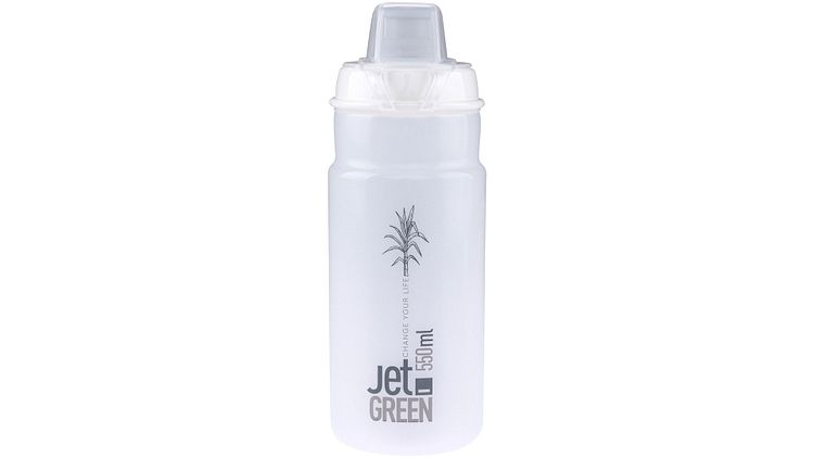 Elite Jet Green + Jet Green Plus Trinkflasche 550 ml transparent/grün