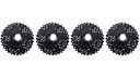 Vorschaubild CONTEC Kassette Grad.HT 8-fach schwarz Werkstattbox 4 Stk. / 11-13-15-18-21-24-