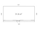 Vorschaubild Palmako Gartenhaus Johanna 31,8 m² - 160 mm