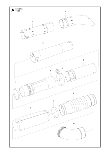 Husqvarna Blasgeräte 967681102 550iBTX