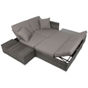 Vorschaubild Garden Pleasure Lounge Set ALCUDIA, Aluminium / Polyrattan / Kissen 100 % Polyester