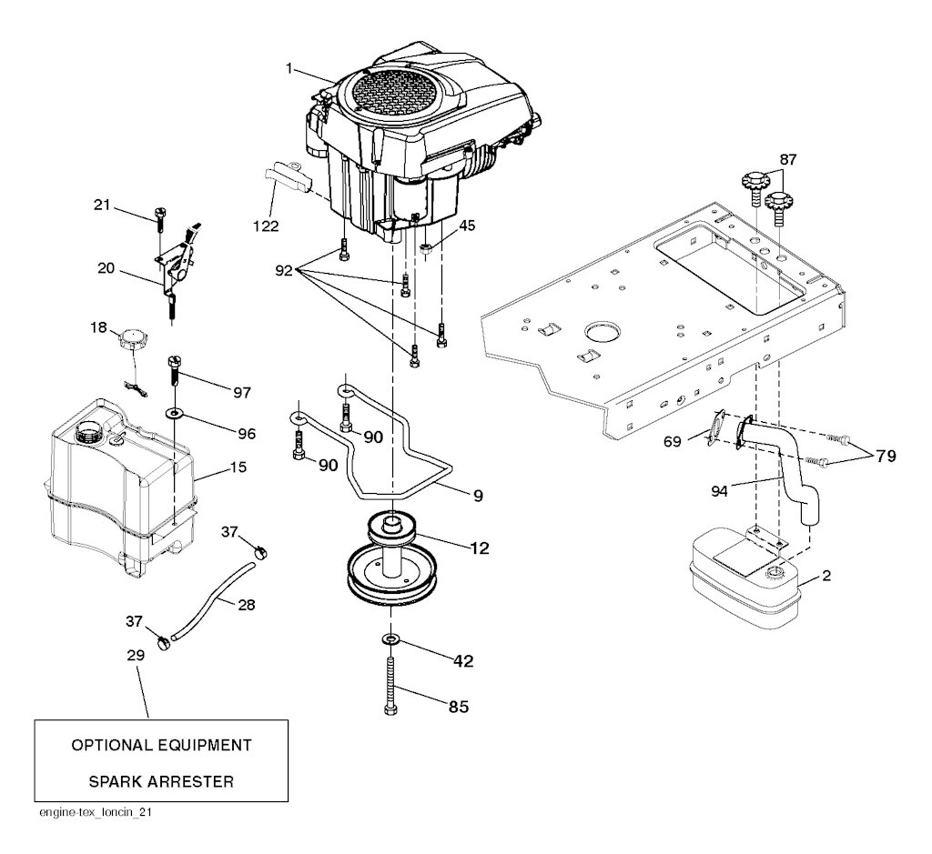 Explosionszeichnung Ersatzteile