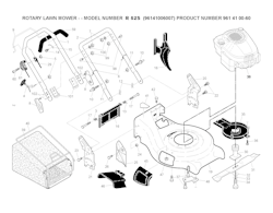 Husqvarna Rasenmäher gelegentliche Nutzung 96141006007 R 52S