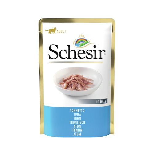 Schesir Jelly Beutel 85 Gramm Katzennassfutter