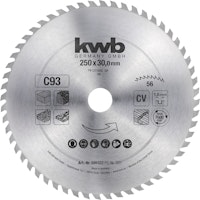 kwb Bk-Sägebl. CV Ø 250 x 30  Z56 589322