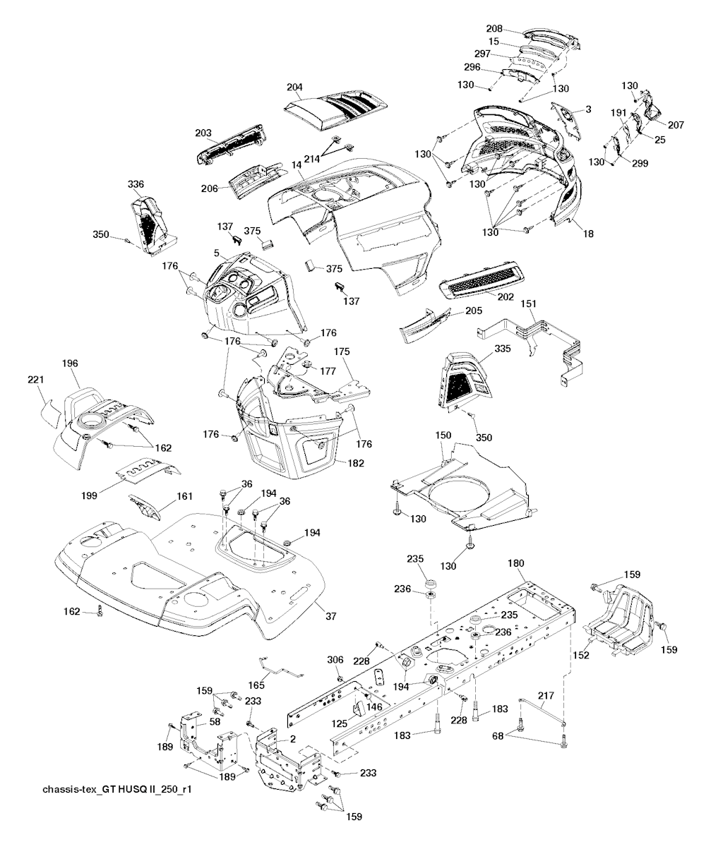 Explosionszeichnung Ersatzteile