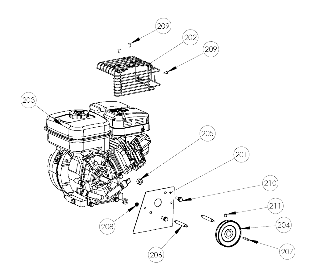 Explosionszeichnung Ersatzteile